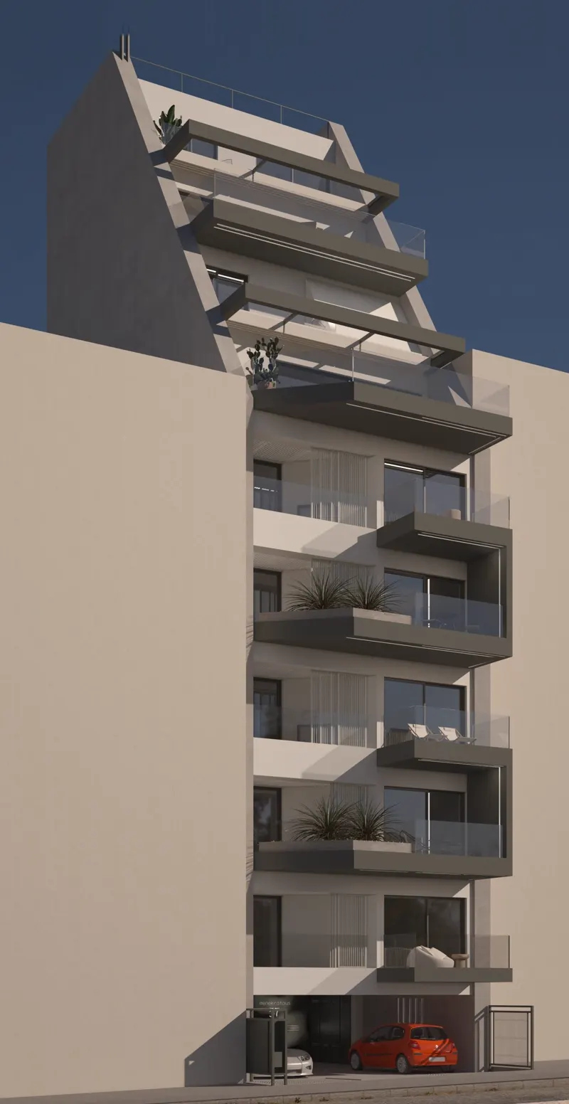 New apartment building — N. Kosmos, Menekratous 57